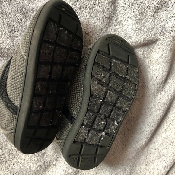 [Kid Size 6] TOMS Tiny Paseo Mid Woven Gray Sneaker Infant Shoe Unisex Canvas - Picture 6 of 6